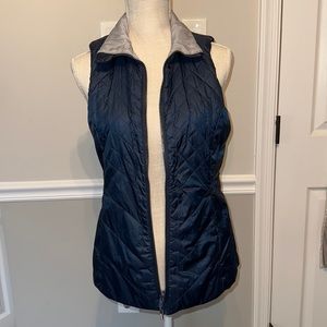 Light thin navy women’s vest